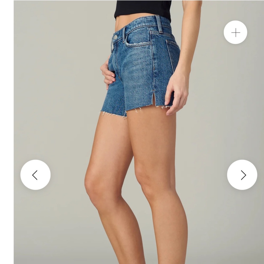 JOES Jeans Ozzie Mid Rise Side Slit Jean Shorts 25 - Picture 2 of 8
